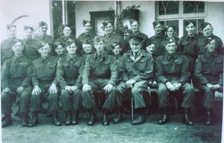 No17 Gunners Platoon Outside The Ness House 1942