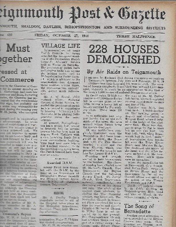 Teignmouth Post & Gazette1944