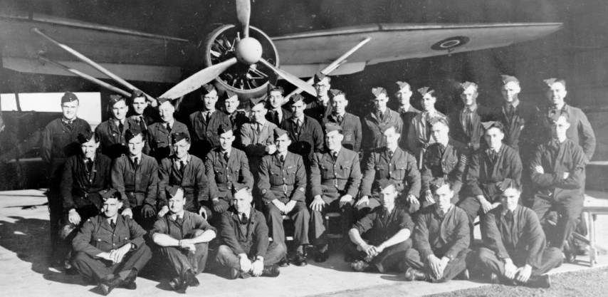 276 Squadron Ground Crew in font of a Westland Lysander Courtesy RAF Hendon Museum